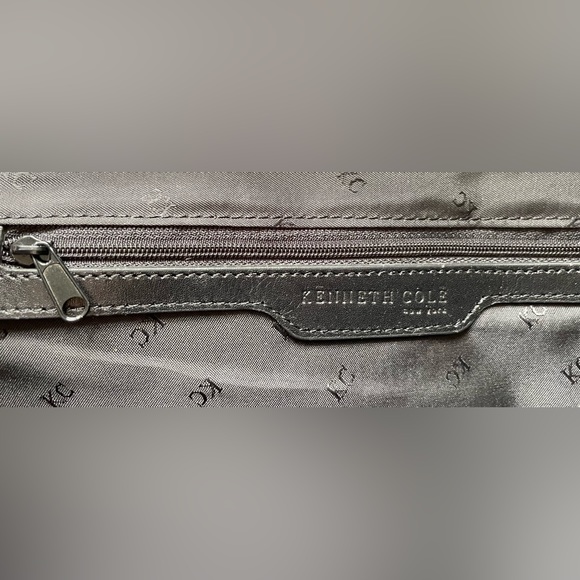 Kenneth Cole Black Leather Clutch - Picture 8 of 13